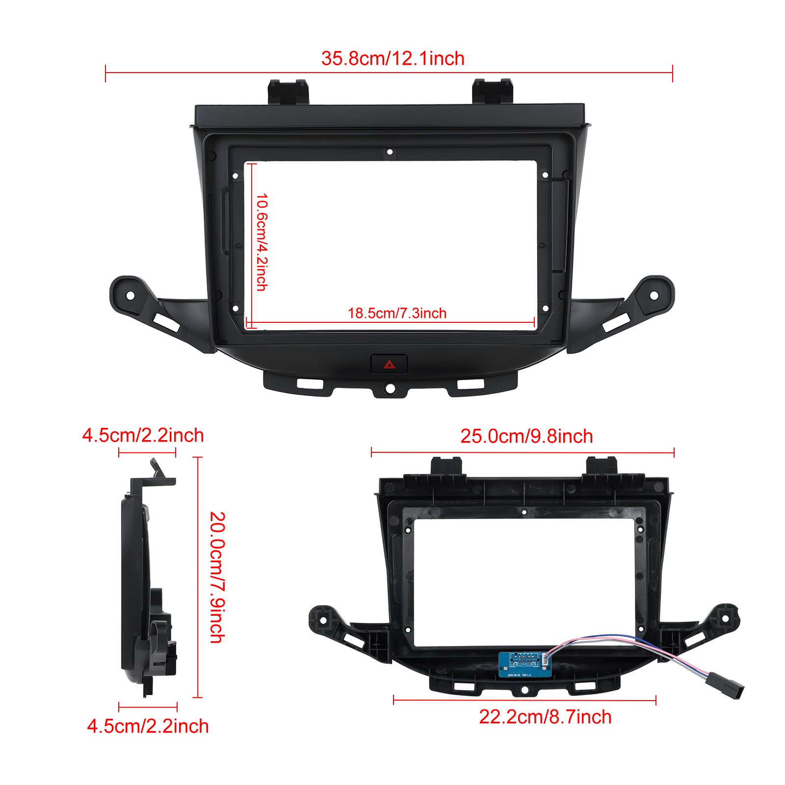Podofo Double Din 9'' Android Car Radio Carplay Android Auto For BUICK Braun GS 2015/ Opel ASTRA K 2016-2020 RDS HIFI Wholesale