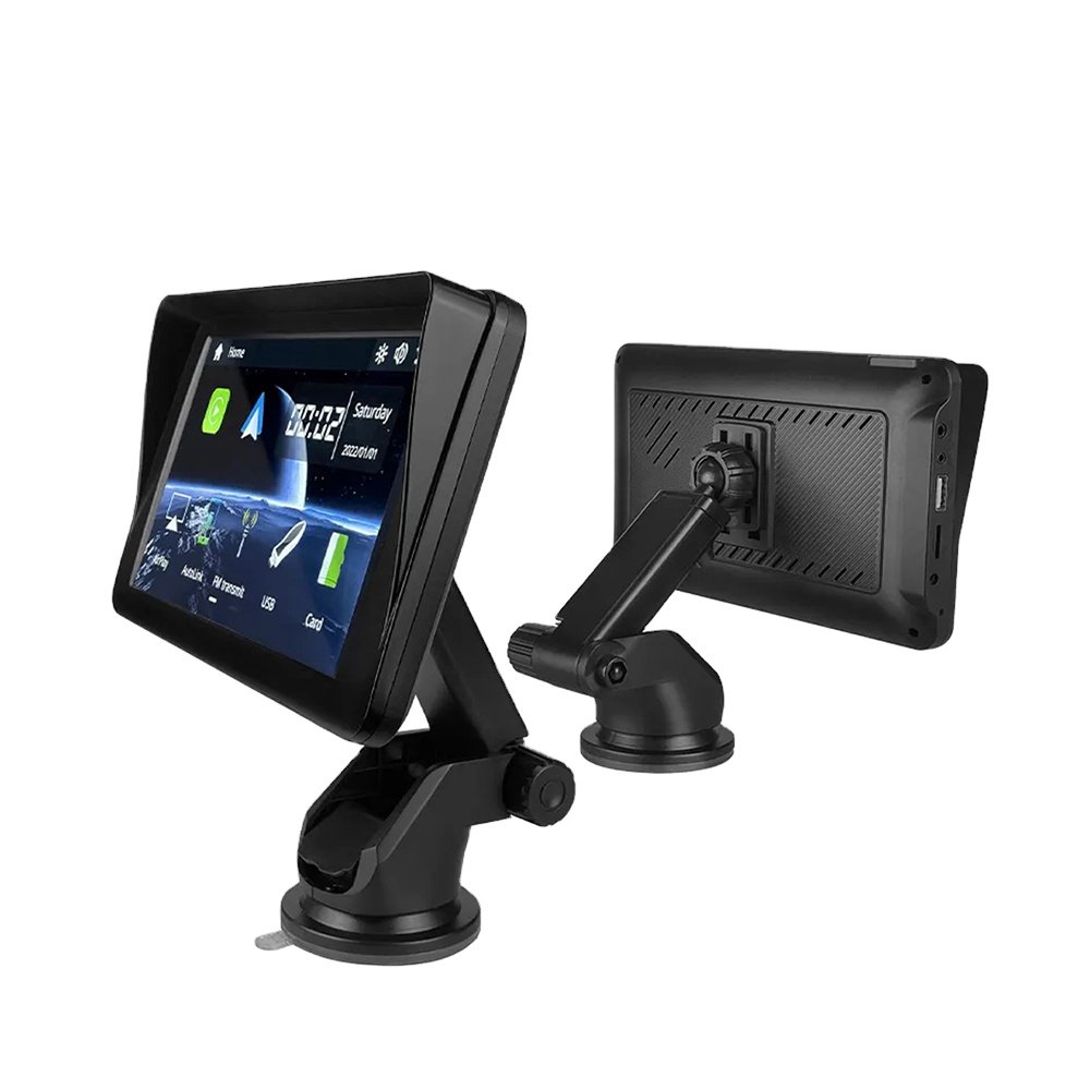 SUNWAYI 7 Inch IPS Screen BT FM USB Multimedia Player Portable Wireless Carplay & Android Auto