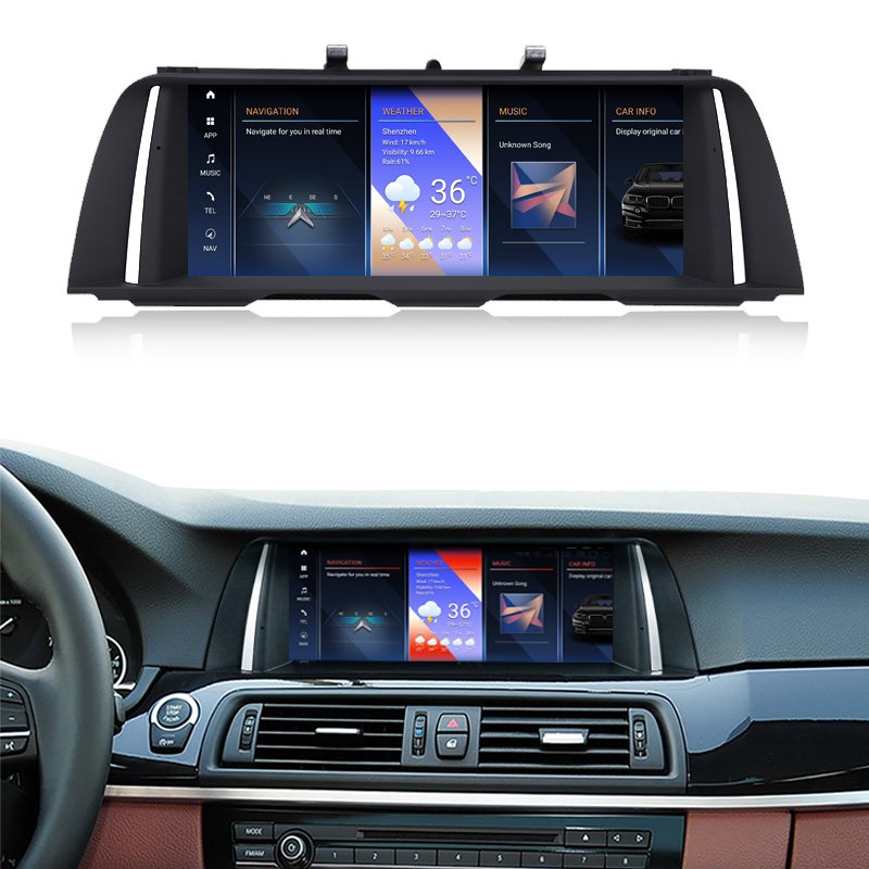 10.25 inch Qualcomm 4+64G Car Display Navigation for BMW 5 series F10 F11 Android 13 Carplay Radio