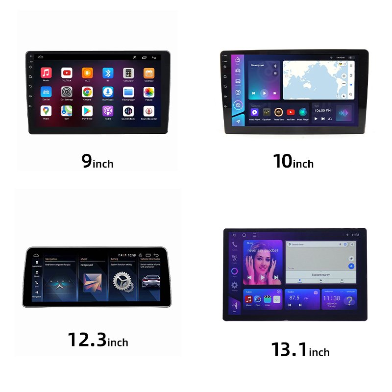 New style car radio android 9/10 inch 9.7 inch 12.3 inch 13.1 inch Car navigation Universal Car DVD Player