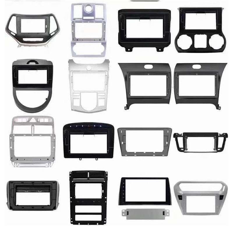 Bezel Console Plate android 10 9 inch Car DVD player frame car video panel stereo interface navigation frame