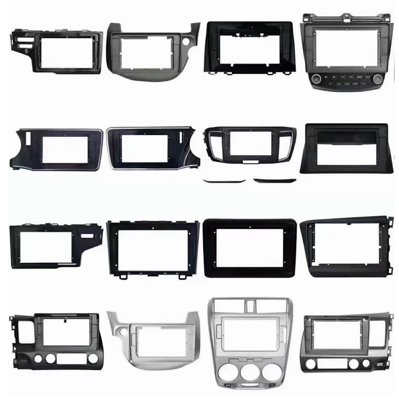 Bezel Console Plate android 10 9 inch Car DVD player frame car video panel stereo interface navigation frame