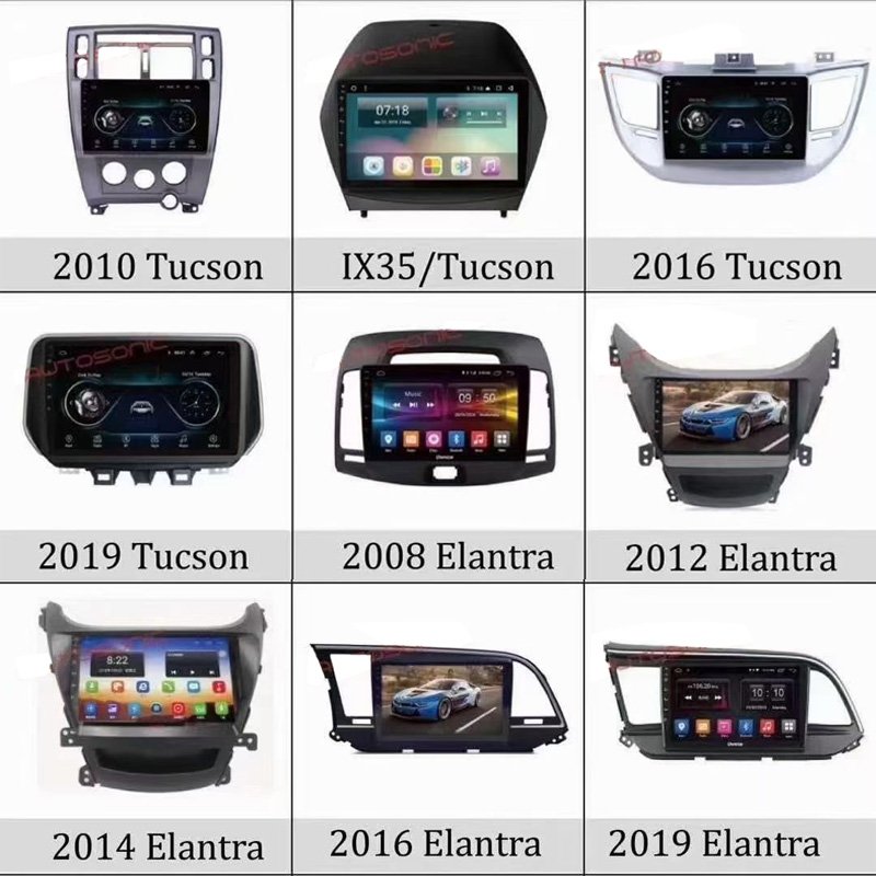 Bezel Console Plate android 10 9 inch Car DVD player frame car video panel stereo interface navigation frame