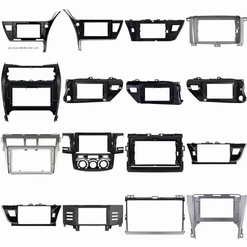 Bezel Console Plate android 10 9 inch Car DVD player frame car video panel stereo interface navigation frame