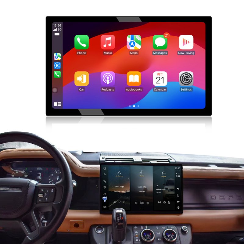 13.3 inch Android 13 8 Core CPU GPS Car Radio for Range Rover Defender 2018-2024 Touch Screen Carplay Navigation