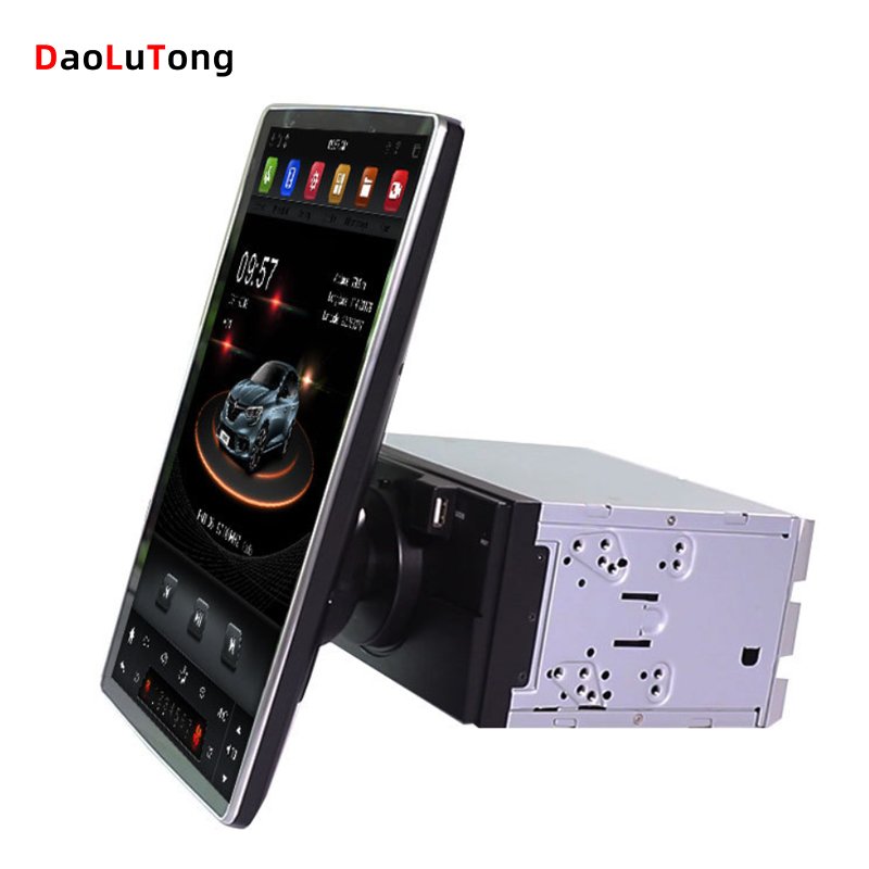 car DVD player GPS navigation universal Android radio carplay rotatable touch screen