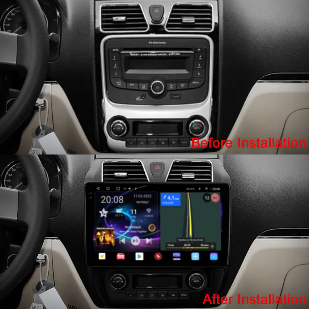 Penhui Android Car DVD Player for Geely Emgrand EC7 1 2009 - 2016 Radio GPS Navigation Audio Video CarPlay DSP Multimedia 2