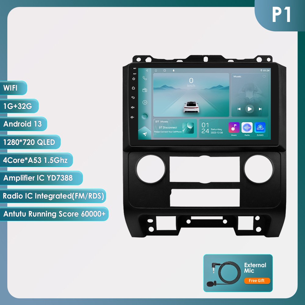 9 Inch Wifi+4g OLED Android 12 Car Dvd Player for Ford Escape 2011 with Radio Carplay GPS Android Auto Car Stereo