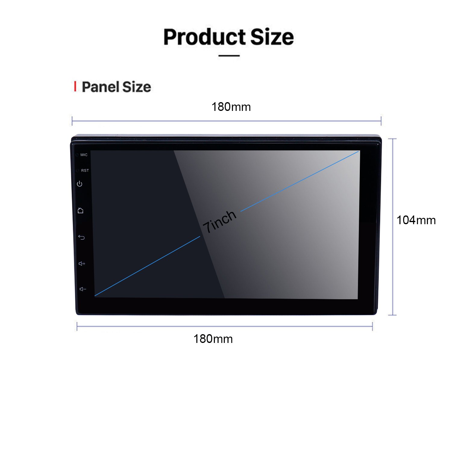 7-inch Mtk8163 1+16g Support Wireless Carplay For Toyota Camry 2006-2011 Android Car Dvd Player