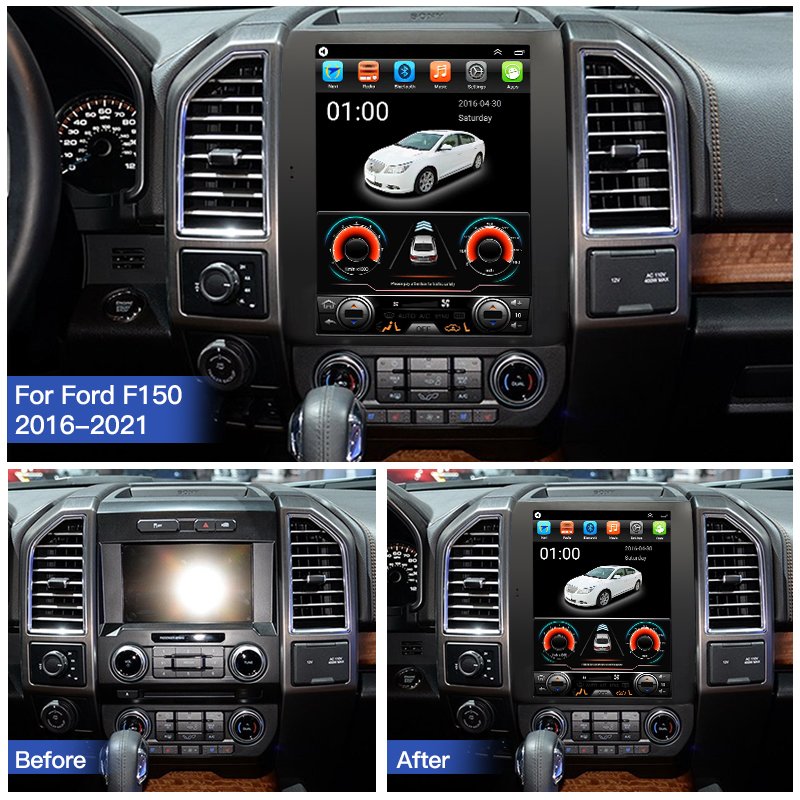 12.1 Inch Android13 Car Radio For Ford F150 F-150 2016-2021 Multimedia Player GPS Navigation Head Stereo Video Autoradio Carplay