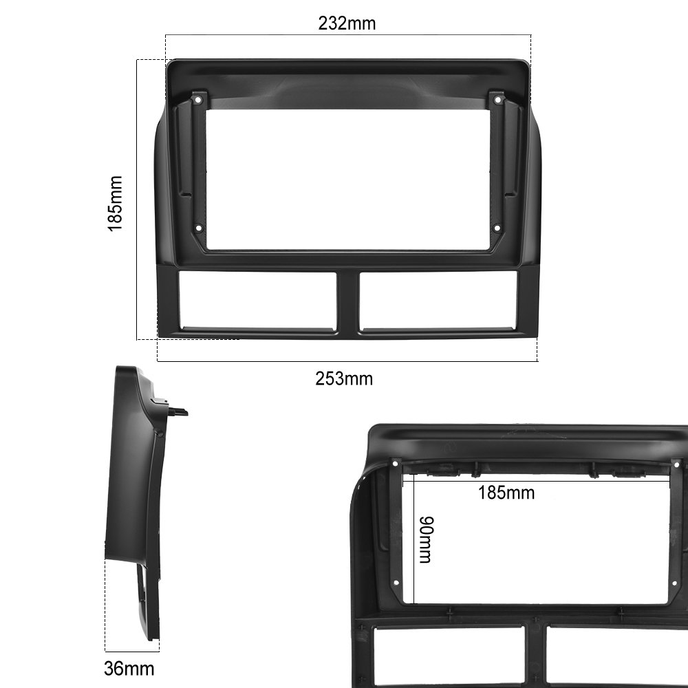 Podofo 9'' Android Car Radio Wireless Carplay Android Auto GPS RDS HIFI Support AHD Cam For Jeep Grand Cherokee 2004-2005