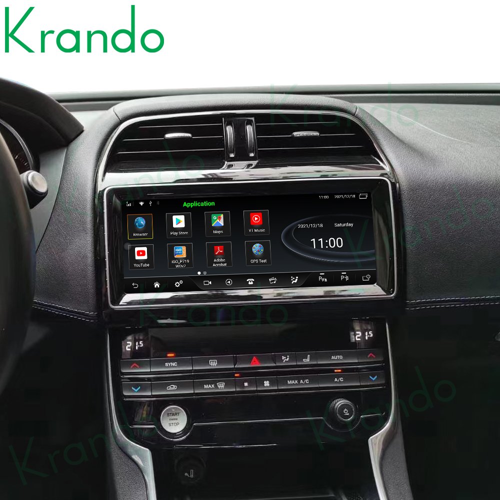 Krando 10.25" Android Autoradio Car DVD Player For Jaguar XF XE F-Pace 2016 - 2019 Wireless Carplay Navigation GPS Multimedia