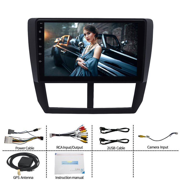Gps Navigation Auto Dvd Video Player 2 Din Android Radio Car Stereo For Subaru Forester 2008 2009 2010 2011 2012 2013 2014