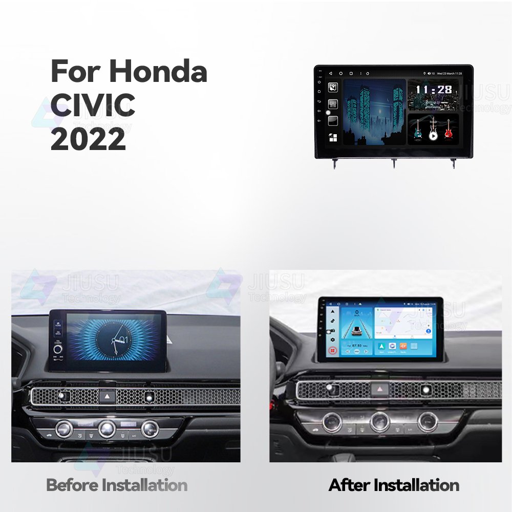 Android 12 Car DvD Player 9 inch Multimedia System Car Radio for Honda Civic 2022 Car Stereo Touch Screen Carplay DSP GPS BT