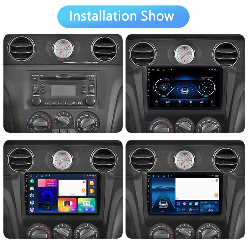 For Mitsubishi Outlander 2001 - 2005 Car Radio Multimedia Video Player Navigation No 2 Din DVD