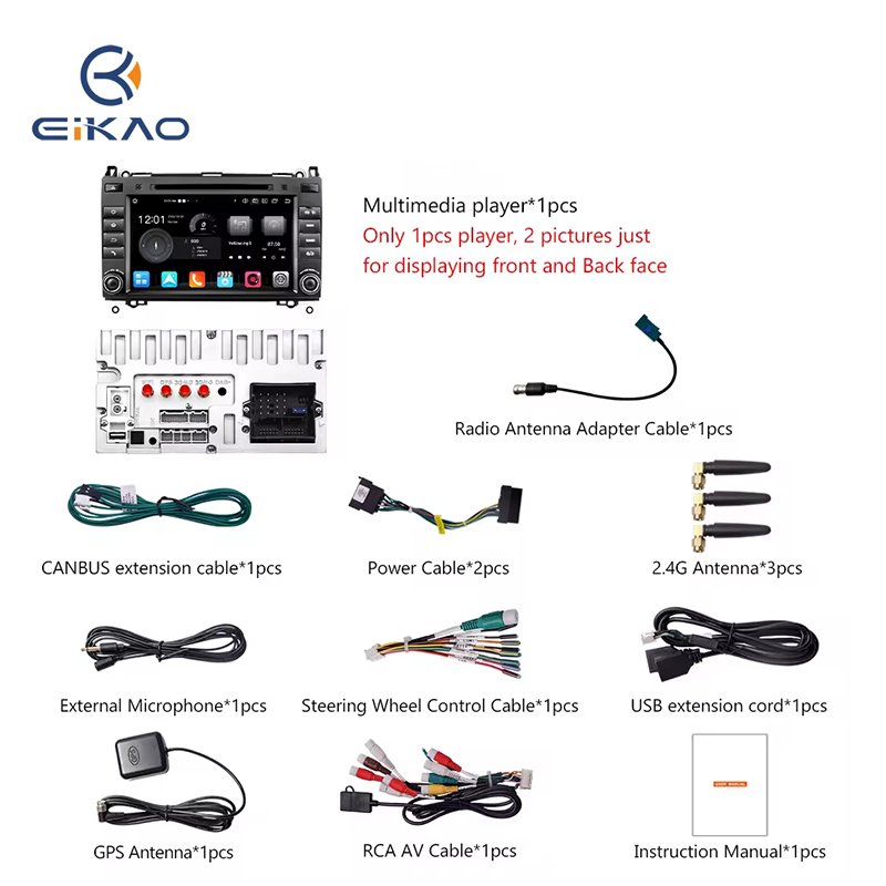 7 inch Android Car multimedia radio player 8 core for Benz B200 AB Class W169 W245 IPS screen DSP 4g lte Car DVD Player BT WIFI