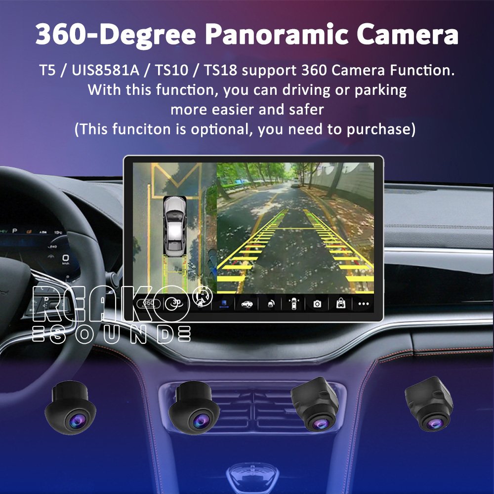 13.1 Inch Android Car Radio Player 2K Screen 2000*1200 Support 360 Panoramic Function 4G Lte Wifi GPS Double Din Car DVD Player