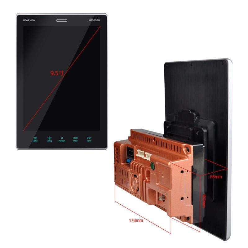 9.5 Inch Car Android Touch Screen GPS Stereo Radio Navigation System Audio Auto Electronics Video Car DVD Player