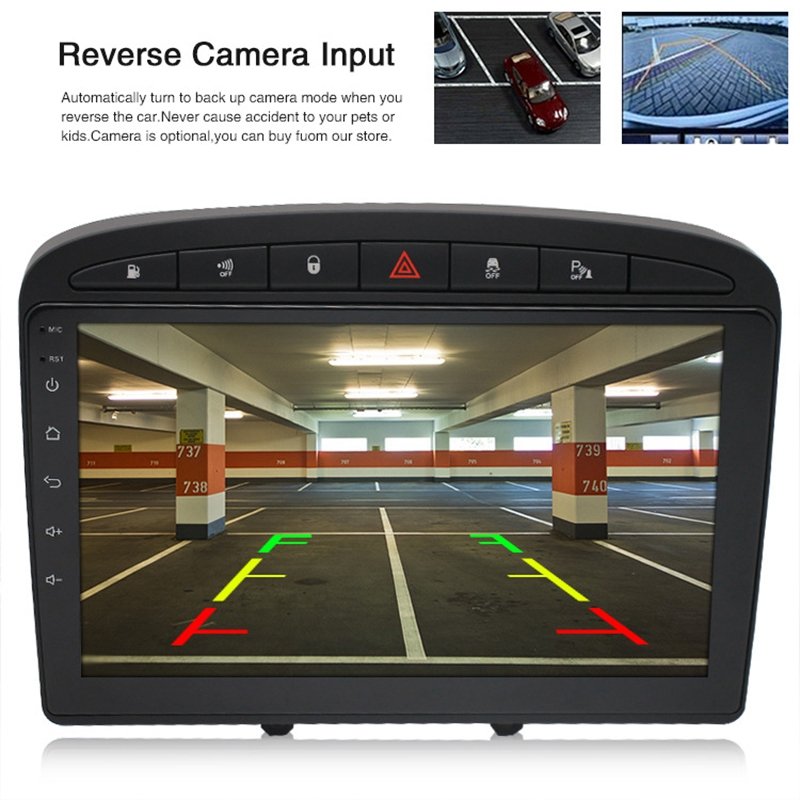 Touch Screen 2.5D Android Quad Core Multimedia Player GPS Navigation BT Head Unit Car dvd Player for Peugeot 408 308 308SW