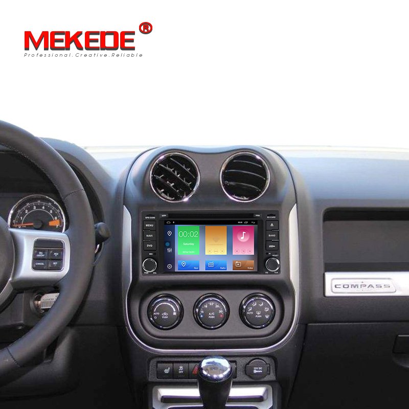 MEKEDE 6.2" Android 10 1GRAM+16G ROM Quad Core Car DVD Player for JEEP Patriot Compass DODGE Journey Chrysler Sebring Car Radio