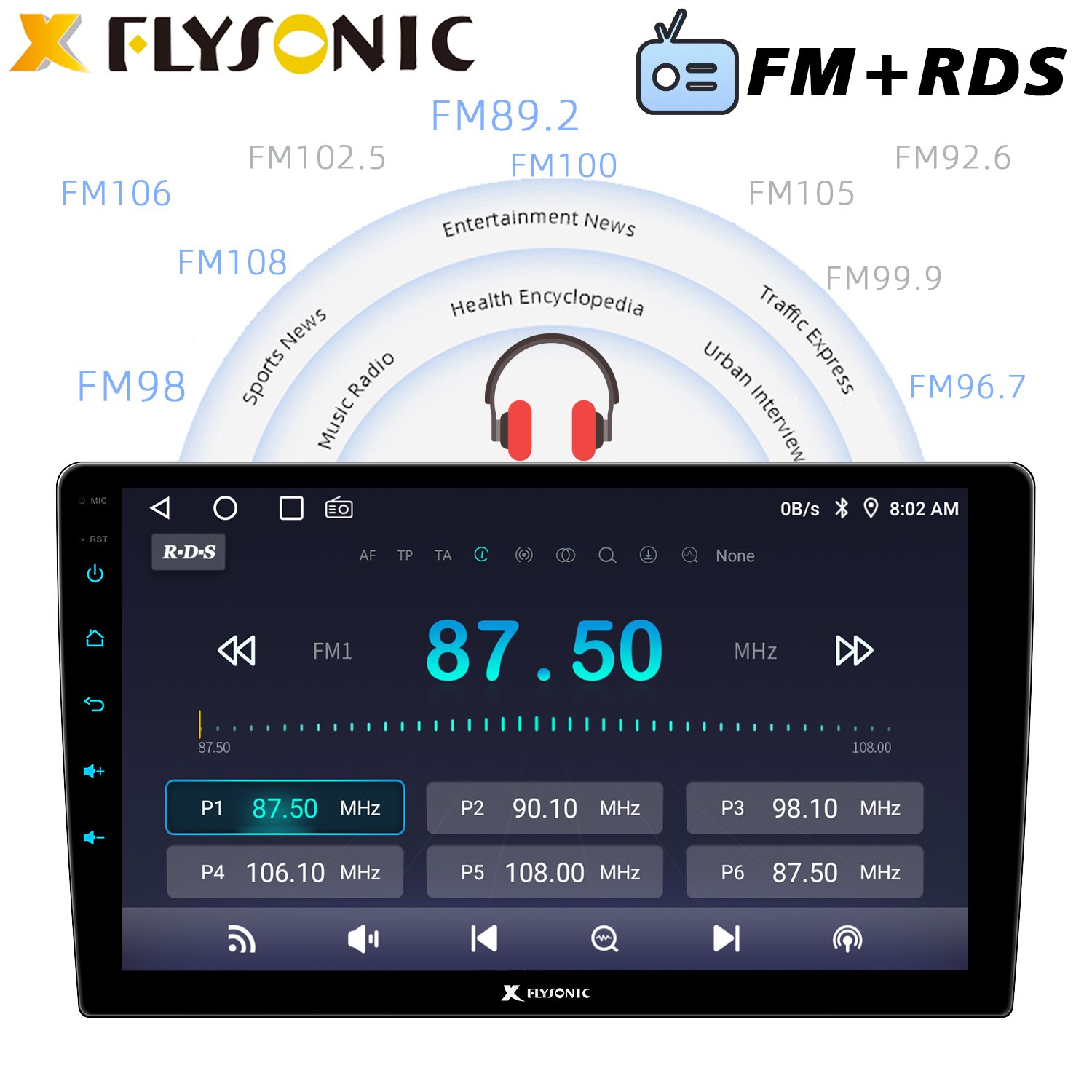 Suitable for Chevrolet Equinox 16~18 models Android System 1024*600 HD Multimedia 9inch 2din Car DVD Player