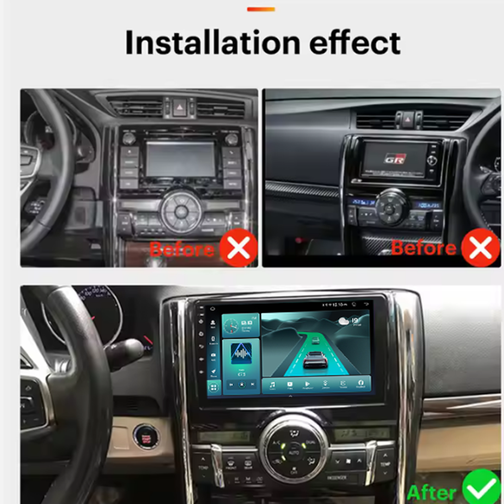 Android Car Radio For Toyota Reize Mark-X 2011-2019 Android Stereo 9 Inch Touch Screen Car DVD Player GPS WIFI Wireless Carplay