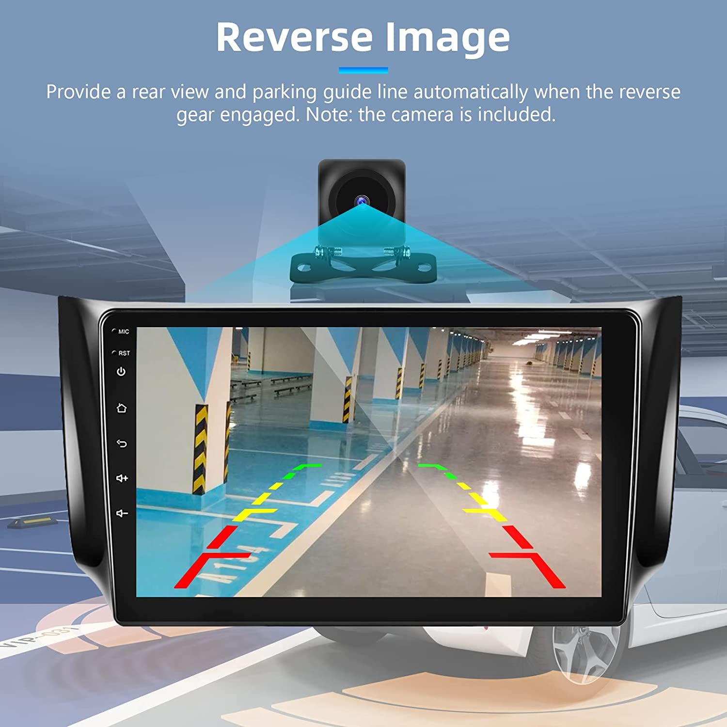 Podofo Double Din 10.1'' Android Car Radio Carplay Android Auto GPS RDS HIFI With AHD Camera MIC For NISSAN SYLPHY 2016