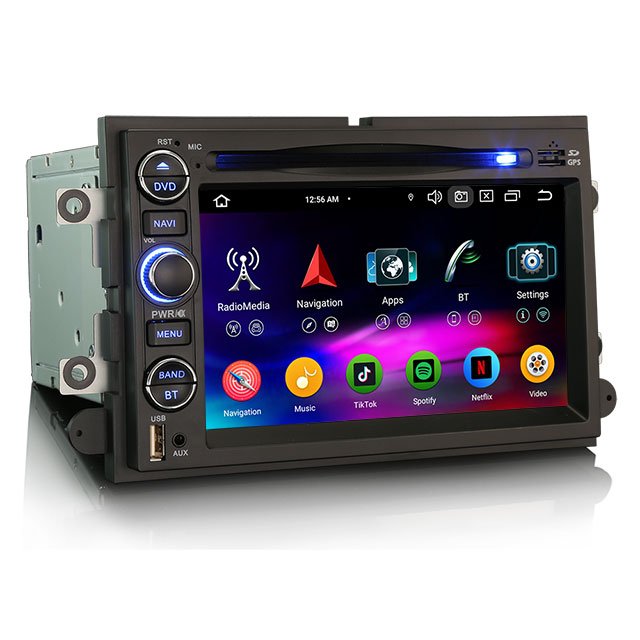 EU stock Erisin ES6752F Android 13 Octa-Core Car Dvd Player For Ford F150 Escape GPS carplay BT 5.0 auto Multimedia Car Stereo