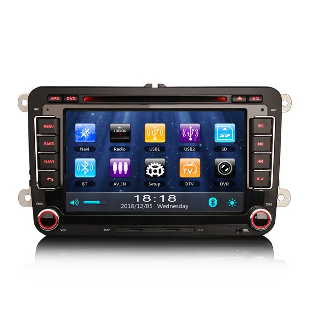 Erisin ES791V radio 7inch Android 10.0 Car Video for VW Seat Skoda touch screen navigation double din 3G Autoradio