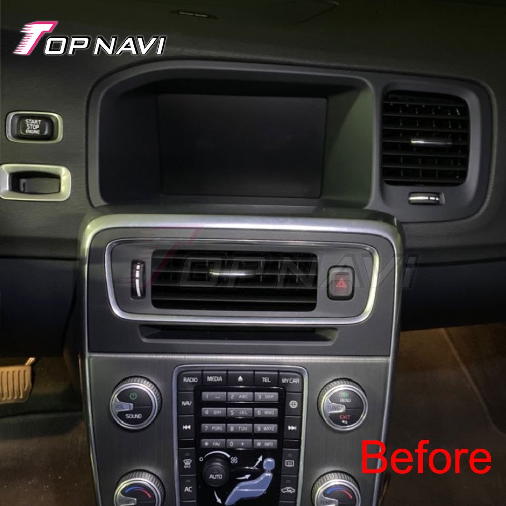 GPS car android radio For Volvo S60 V60 (LHD) 2011 2012 2013 2014 2015 2016 2017 2018 2019 2020 4+64GB Wireless speaker player