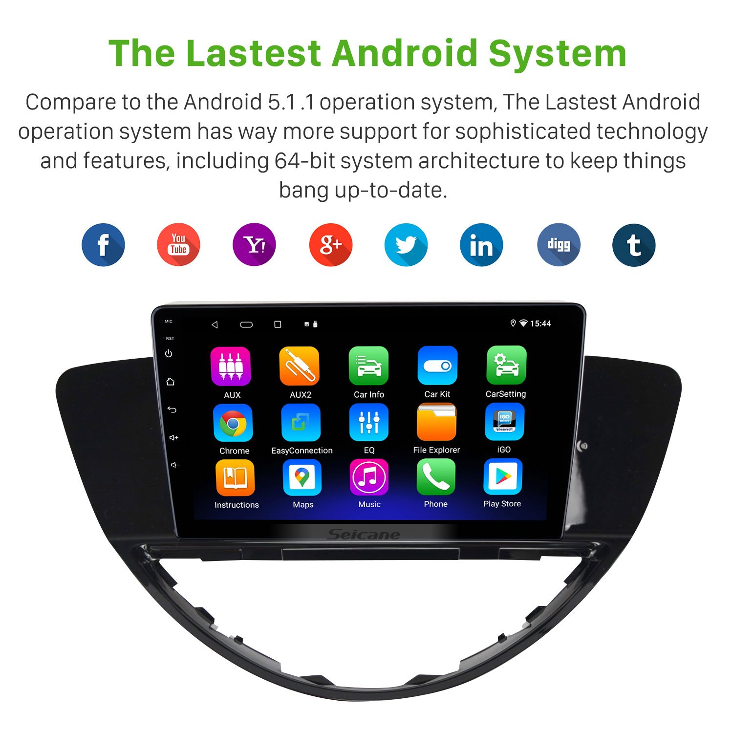 9 inch Android 13.0 Touchscreen Car Radio for 2007-2014 SUBARU TRIBECA With GPS Navigation Carplay 6+128GB