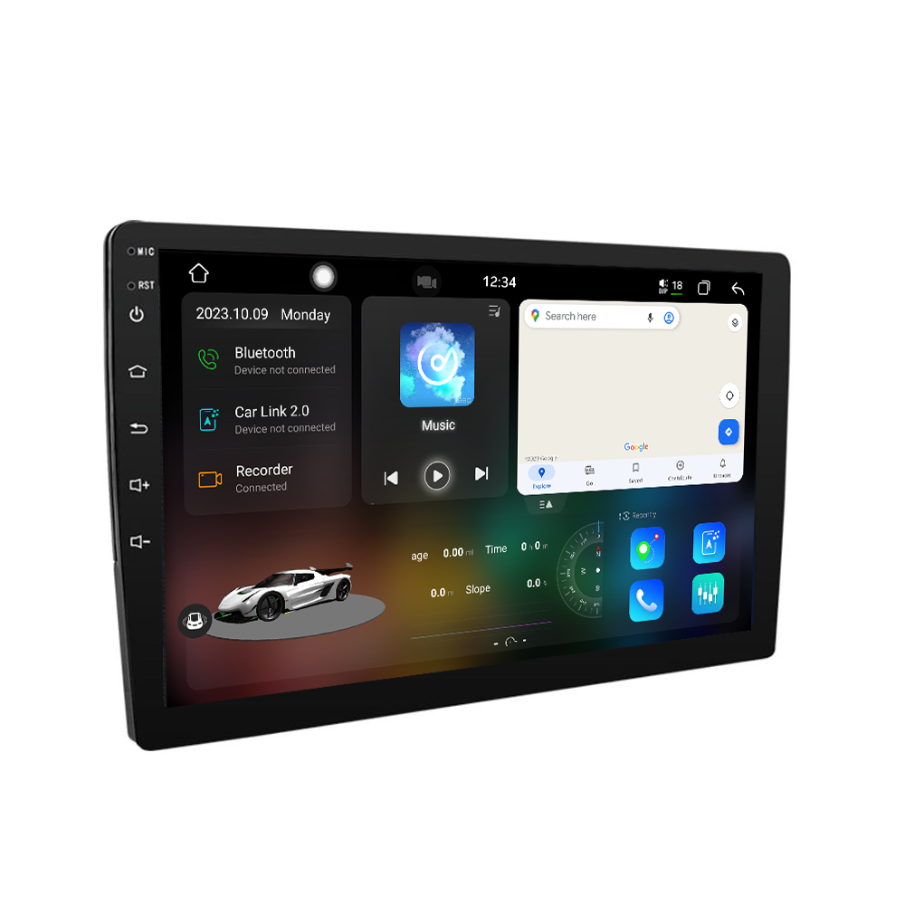 8cores 2K 2.5D HD IPS QLED 2K screen Android 13 Car low noise DSP GPS/AM/FM/Bluetooth Radio Multimedia Video Car DVD Player