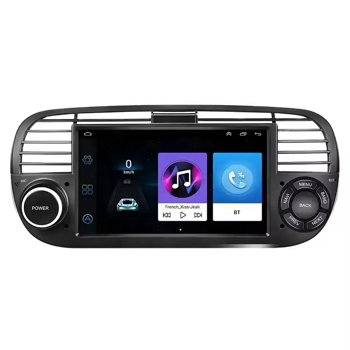 8 Inch Android 12 4core 2+32gb Dsp Carplay Car Video For Fiat 500 White Rds Car Dvd Player Multimedia System Stereo Radio