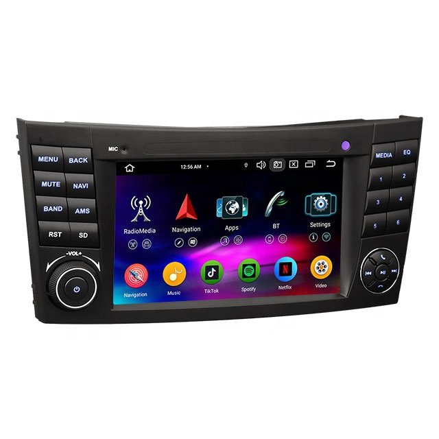 Erisin ES5781E Android 13 GPS 4G WiFi Car Multimedia Player For Mercedes Benz E-Class W211 Stereo SatNav CarPlay Auto Car Radio