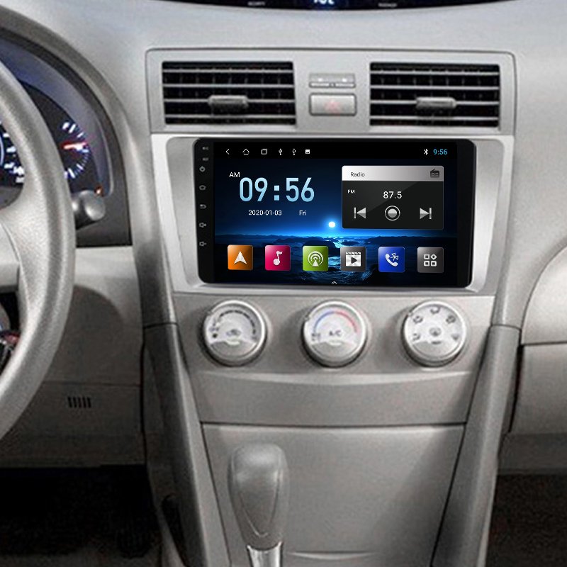 KANOR 2 din car video multimedia player for toyota camry 2007 2008 2009 2010 2011 with autoradio stereo gps navigation
