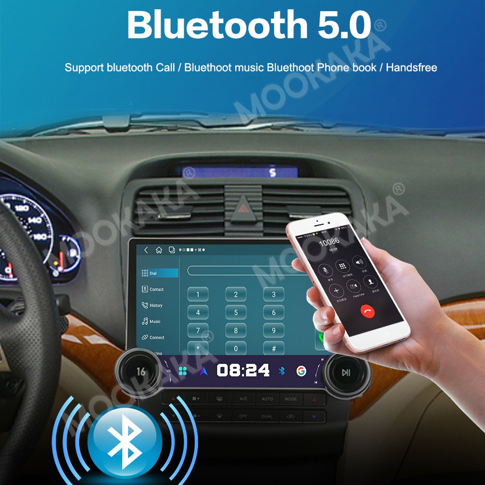 MOOKAKA 11.8" Car Radio For Honda Accord Acura TSX 2004-2008 Car DVD Player Multimedia Player GPS Navigation CarPlay Android 13