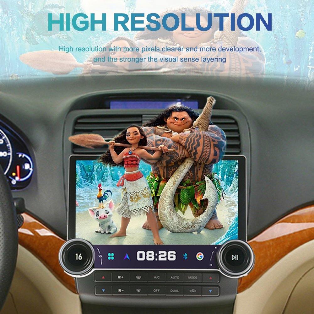 MOOKAKA 11.8" Car Radio For Honda Accord Acura TSX 2004-2008 Car DVD Player Multimedia Player GPS Navigation CarPlay Android 13