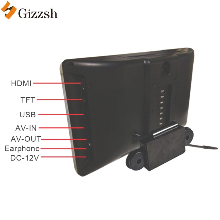 Car headrest monitor CD DVD MP3 MP4 MP5 video player 11.6inch headrest DVD monitor