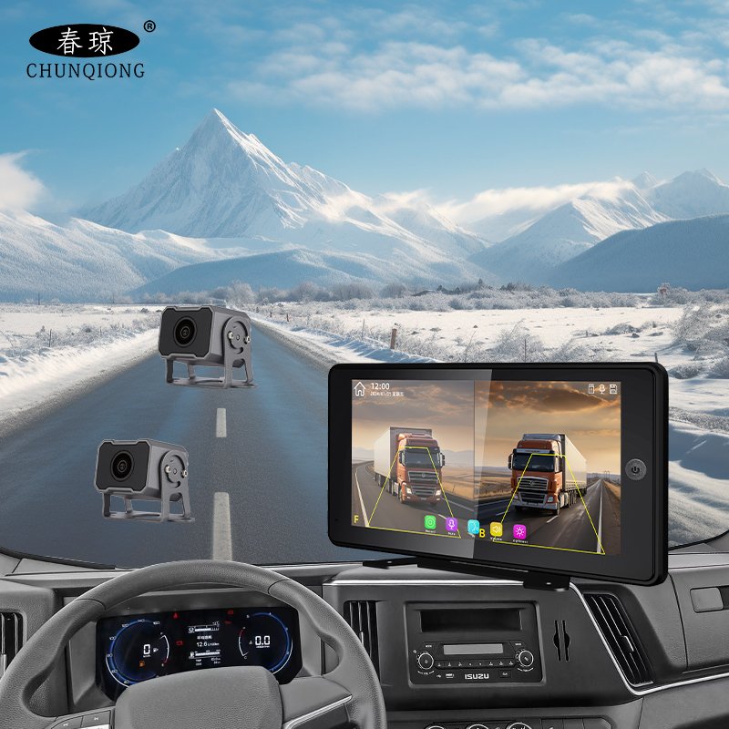 Waterproof Car Play Dvd Player Screen Car Black Box Front And Rear Dual Camera Recorder