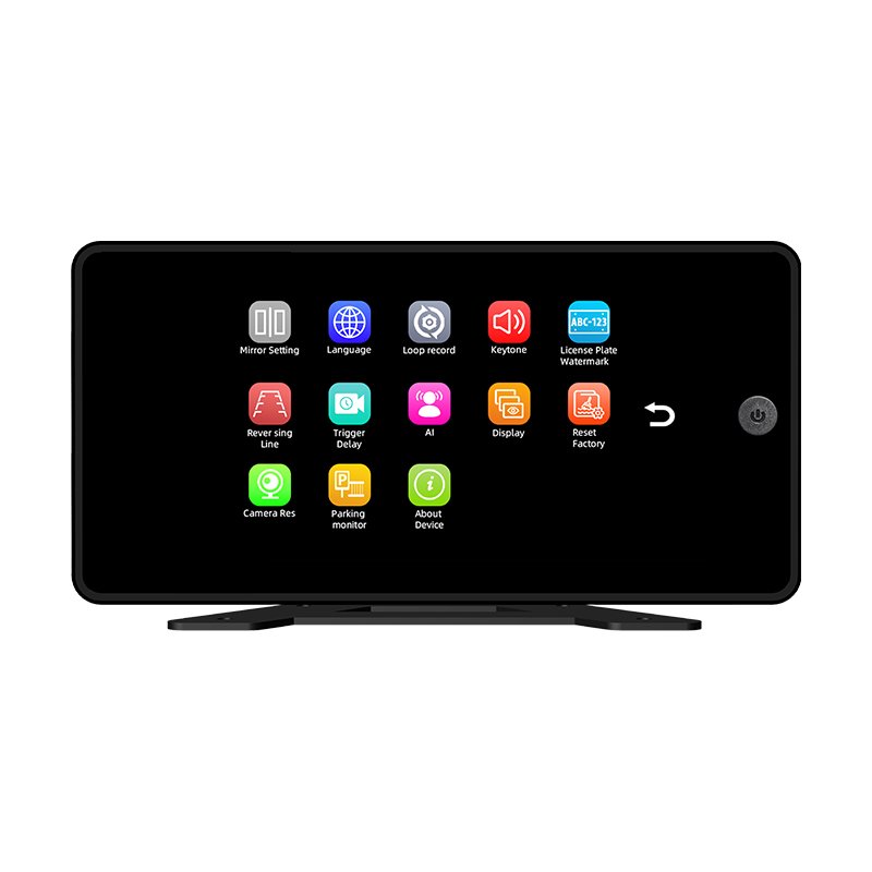 Waterproof Car Play Dvd Player Screen Car Black Box Front And Rear Dual Camera Recorder