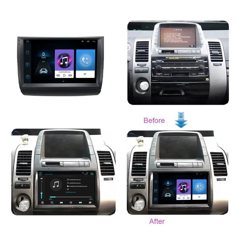 Android 12 Car dvd player for Toyota Prius 20 2003-2009 car radio android stereo gps navigation wifi 4G