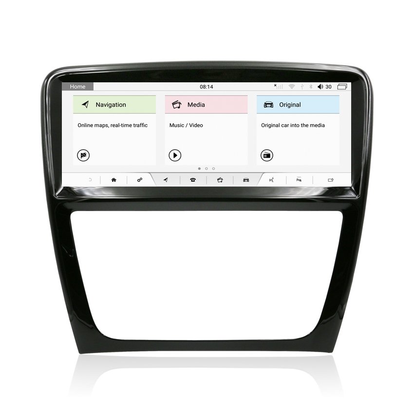 10.25 Inch 1920*720 p HD Snapdragon 668s Wireless Carplay GPS Car Radio for Jaguar XJ Android 13 Screen Upgrade