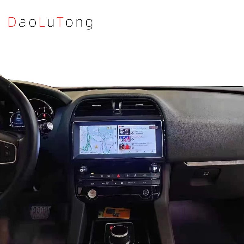 10.25 inch dvd car radio stereo android touch screen multimedia player carplay for Jaguar f-pace/xe 2016-2019