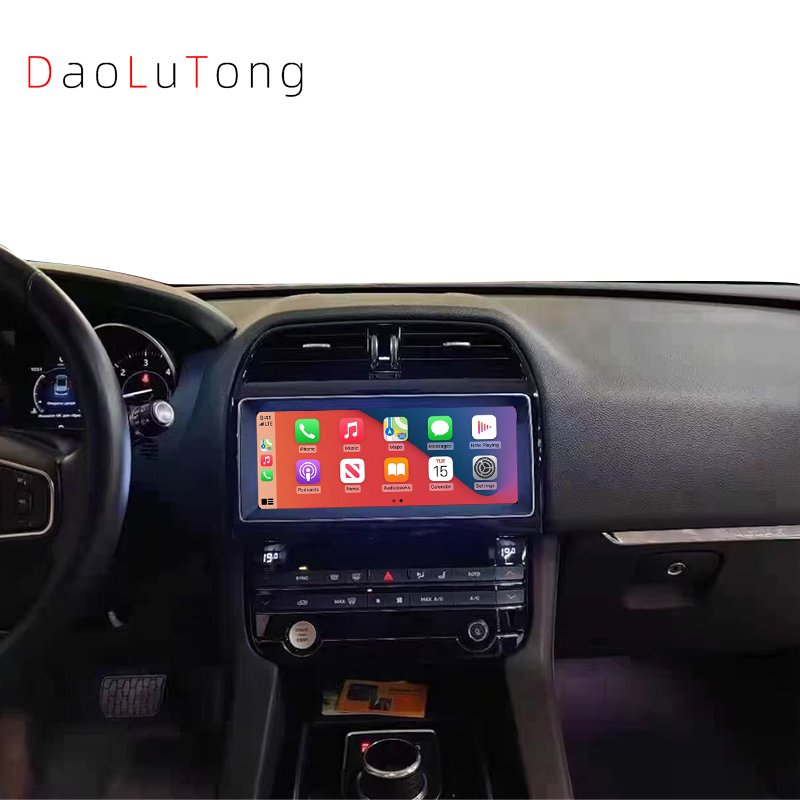 10.25 inch dvd car radio stereo android touch screen multimedia player carplay for Jaguar f-pace/xe 2016-2019