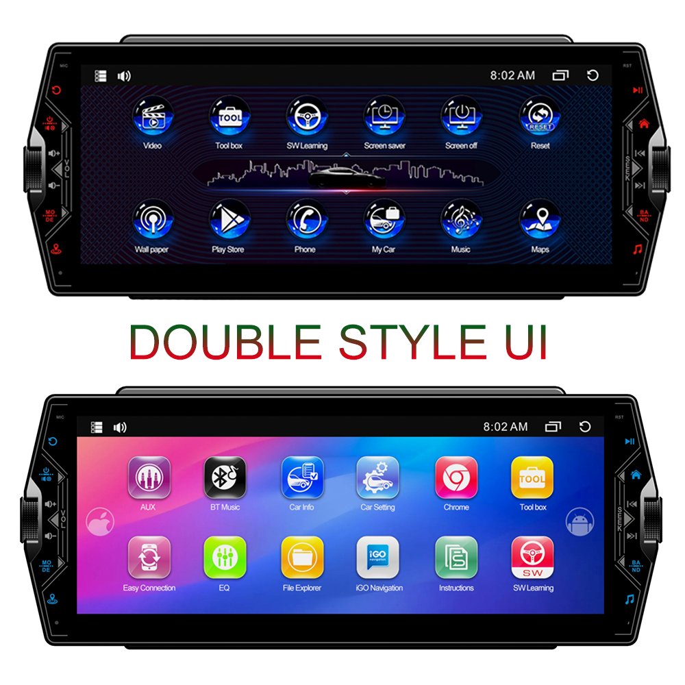 12.3 Inch Universal Android 12 Car DVD Player with Touch screen Radio Carplay GPS and 10+More features