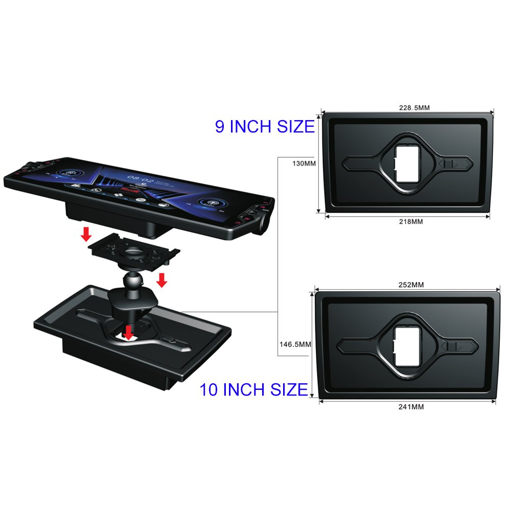 12.3 Inch Universal Android 12 Car DVD Player with Touch screen Radio Carplay GPS and 10+More features