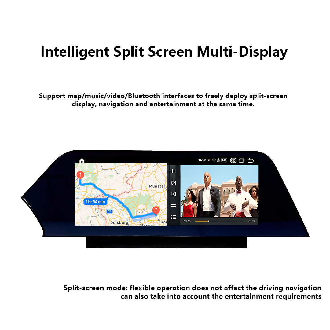 12.3 Inch Carplay Car Multimedia DVD Player Blade Screen Radio Gps Navigation System For BMWs Full range