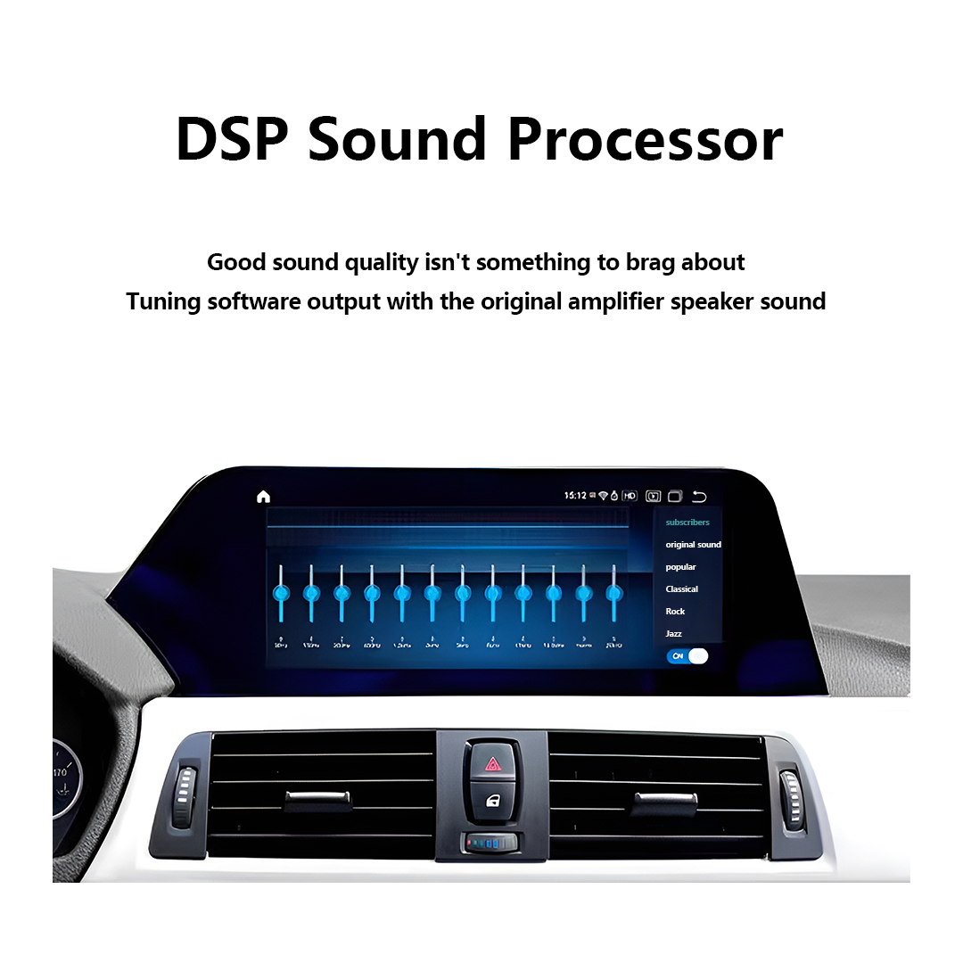 12.3 Inch Carplay Car Multimedia DVD Player Blade Screen Radio Gps Navigation System For BMWs Full range