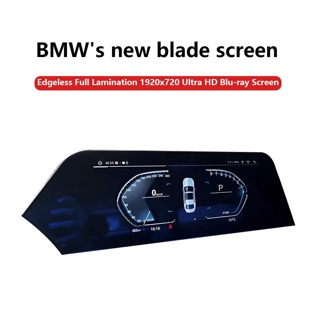 12.3 Inch Carplay Car Multimedia DVD Player Blade Screen Radio Gps Navigation System For BMWs Full range