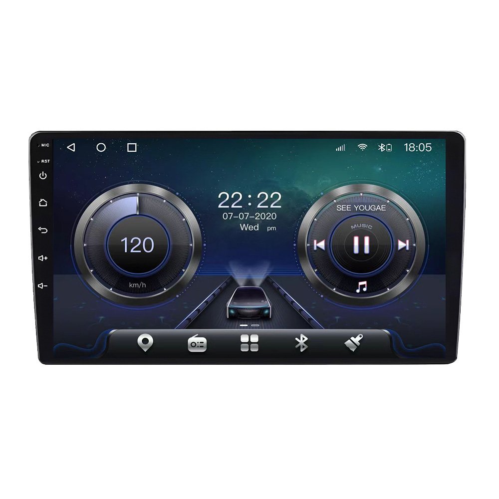 Android TS7 Car Radio 2+32GB 9Inch Universal IPS Touch Screen Double Din Car Audio DVD Player Android Car Stereo